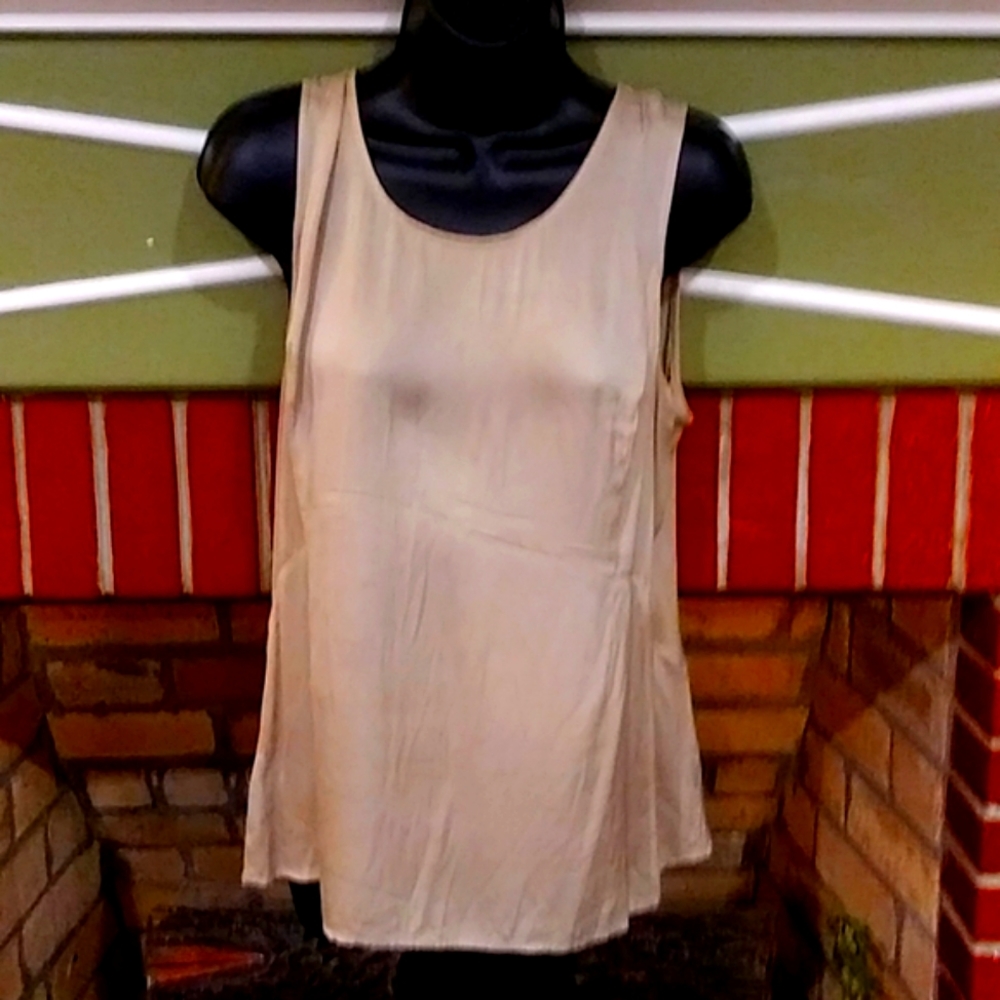 Silky Sleeveless "Shell" Top